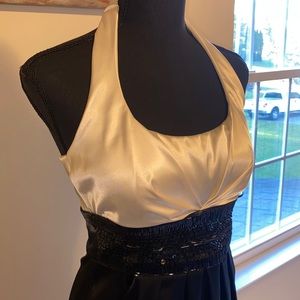 B. Darlin halter mini dress